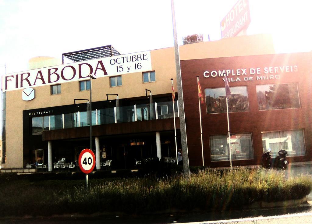 Hotel Vila De Muro Muro de Alcoy Exteriör bild
