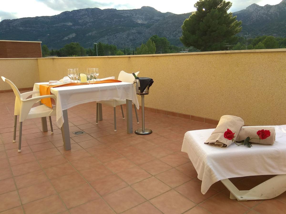 Hotel Vila De Muro Muro de Alcoy Exteriör bild